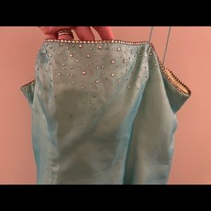 Y2K beaded corset top dress